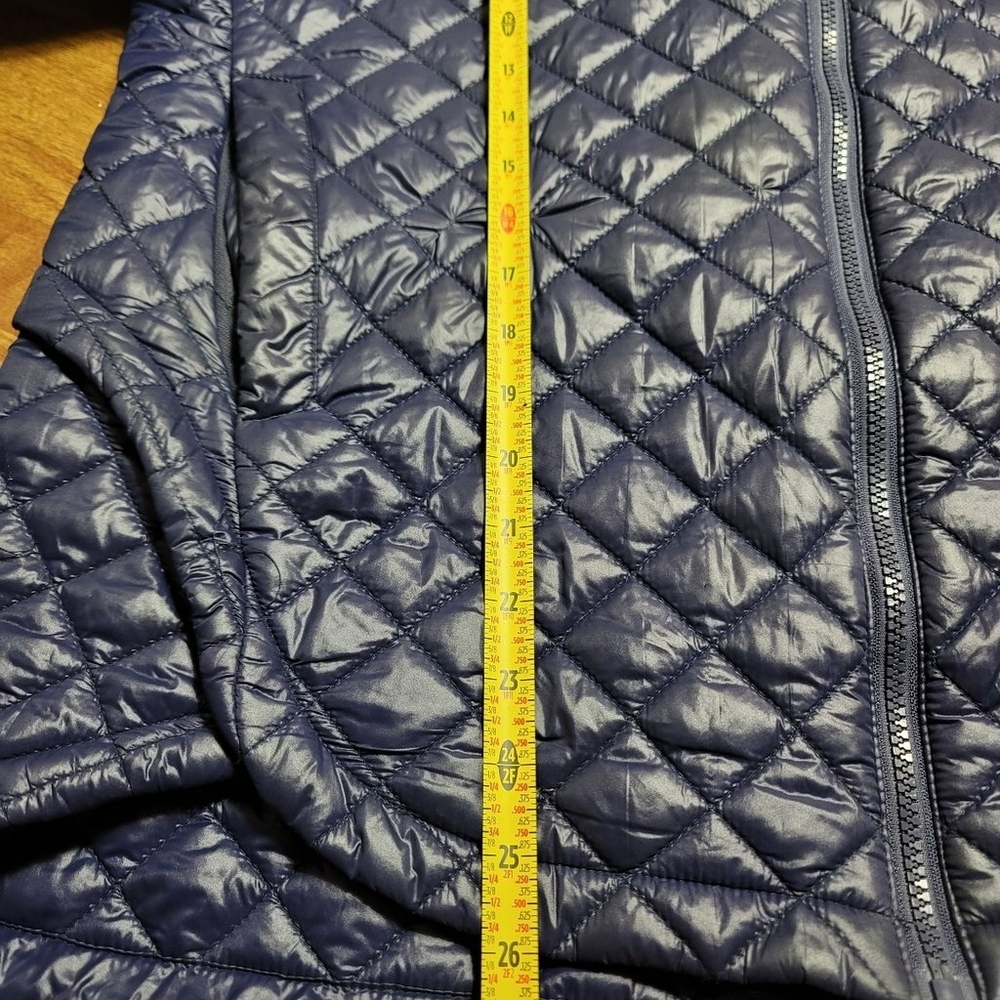 Sam Edelman Puffer Jacket Full Zip Pockets Size XL Quilted Hi Low Puffer Jacket - Picture 3 of 10